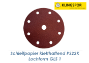 K120 Schleifpapier 150mm - Lochform GLS1 (1 Stk.)