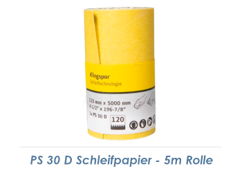K60 Schleifpapierrolle (5m Rolle) - PS30D (1 Stk.)
