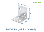 30 x 30 x 30mm Breitwinkel gleichschenklig verzinkt (1 Stk.)