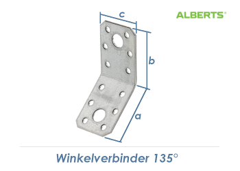 50 x 50 x 35mm Winkel 135° verzinkt (1 Stk.)