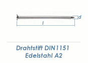 2,8 x 65mm Drahtstifte Edelstahl A2 (100g = ca. 31Stk.)