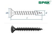 4,5 x 25mm SPAX Universalschrauben T-Star plus VG T20...