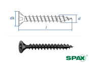 4 x 20mm SPAX Universalschraube T-STAR plus VG Stahl BLAX...