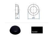 Abdeckkappen f. 3,9mm Kappenschrauben - RAL9005...