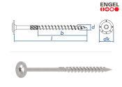 8 x 340mm Konstruktionsschrauben E-Jet X TX mit...