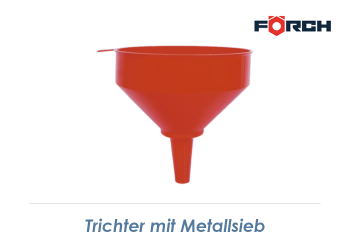 200 x 25mm Trichter mit Metallsieb (1 Stk.)