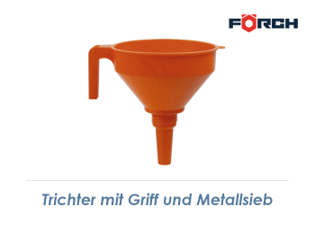 160 x 22mm Trichter mit Metallsieb und Griff (1 Stk.)
