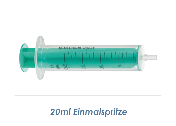 20ml Einmalspritze mit Luer-Anschluß 1,30 CHF