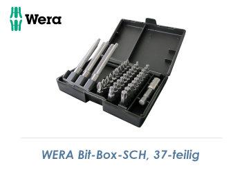TX, PH, PZ Bitsatz inkl. Halter 37-teilig Wera (1 Stk.)