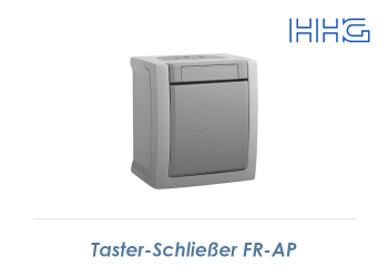 Taster Schließer HHG FR-AP grau (1 Stk.)