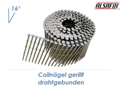 3,4 x 90mm Coilnägel gerillt, 16° drahtgebunden,...