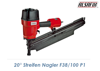 Druckluft Nagler F38/100 P1 für 20° Streifennägel (1 Stk.)