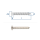 2,9 x 9,5mm Blechschrauben Senkkopf TX Edelstahl A2 DIN7982 (100 Stk.)