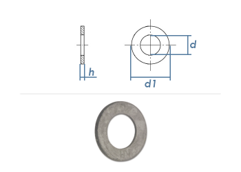 M20 HV Scheiben EN14399-6 feuerverzinkt (1 Stk.)
