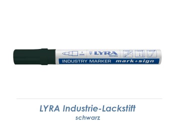 3mm LYRA Industrie-Lackstift schwarz (1 Stk.)