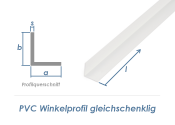 30 x 30 x 2mm / 1000mm PVC Winkelprofil weiß  (1 Stk.)