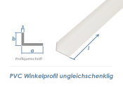 25 x 15 x 1mm / 1000mm PVC Winkelprofil weiß  (1 Stk.)