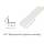 25 x 20 x 2mm / 1000mm PVC Winkelprofil weiß  (1 Stk.)