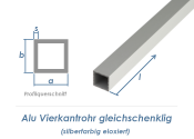 10 x 10 x 1mm / 1000mm Alu Vierkantrohr silberfarbig...