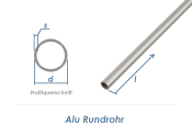 12 x 1mm / 1000mm Alu Rundrohr silberfarbig eloxiert  (1...