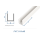 10 x 12 x 1mm / 1000mm PVC U-Profil weiß  (1 Stk.)