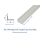 50 x 30 x 3mm / 1000mm Alu Winkelprofil silberfarbig eloxiert  (1 Stk.)