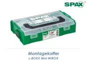 SPAX Montagekoffer L-BOXX Mini WIROX 703-teilig (1 Stk.)