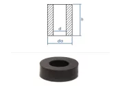 5 x 10 x 5mm Distanzstück PA schwarz (10 Stk.)