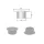 6mm Abdeckstopfen PE grau (10 Stk.)