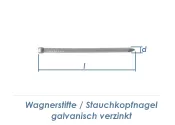 1,2 x 20mm Wagnerstifte Stauchkopf EN10230 verzinkt (100g...