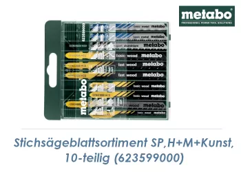 Stichsägeblätter Sortiment SP 10-teilig Holz, Metall, Kunststoff  (1 Stk.)