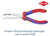 200mm KNIPEX Flachrundzange 40° gebogen inkl....