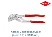 180mm KNIPEX Zangenschlüssel  max. 1,5" / SW40...