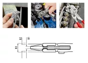 125mm KNIPEX Zangenschlüssel  max. 7/8" / SW23...
