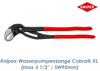 400mm KNIPEX Wasserpumpenzange Cobra® XL  max. 3 1/2" / SW95 (1 Stk.)