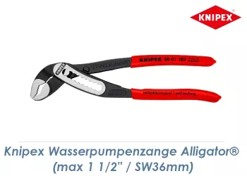 180mm KNIPEX Wasserpumpenzange Alligator®  max. 1 1/2" / SW36 (1 Stk.)