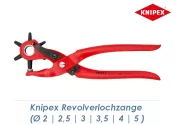 220mm KNIPEX Revolverlochzange Ø 2-5mm (1 Stk.)