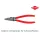 180mm KNIPEX Crimpzange für Aderendhülsen  0,25 – 16 mm² (1 Stk.)