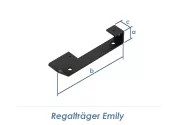 40 x 245mm Regalträger Emily schwarz (1 Stk.)
