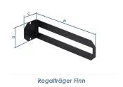 50 x 220mm Regalträger Finn schwarz (1 Stk.)