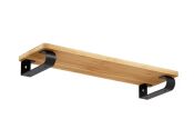 60 x 205mm Regalträger Karla schwarz (1 Stk.)