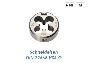 M5 Schneideisen DIN22568 HSS-G (1 Stk.)