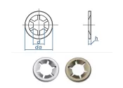 3mm Achsenklemmring Federstahl (10 Stk.)