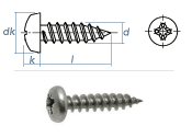 6,3 x 16mm Blechschrauben m. Linsenkopf  verzinkt DIN7981-C-H  (10 Stk.)