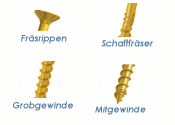 10 x 340mm Konstruktionsschrauben TX Senkkopf (1 Stk.) //AUSL//