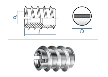 10 Stk. Spreiz - Blindnietmuttern M6 Stahl verzinkt Flachkopf 16mm