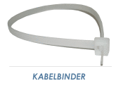 4,8 x 360mm Kabelbinder weiss (10 Stk.)