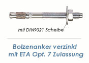 M12 x 200mm Bolzenanker verzinkt - ETA Opt. 7  (1 Stk.)
