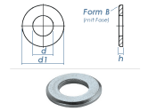 13mm Unterlegscheiben DIN125 Form B Stahl verzinkt (10 Stk.)