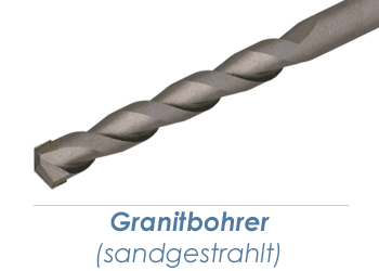 6 x 150mm Granitbohrer sandgestrahlt (1 Stk.)